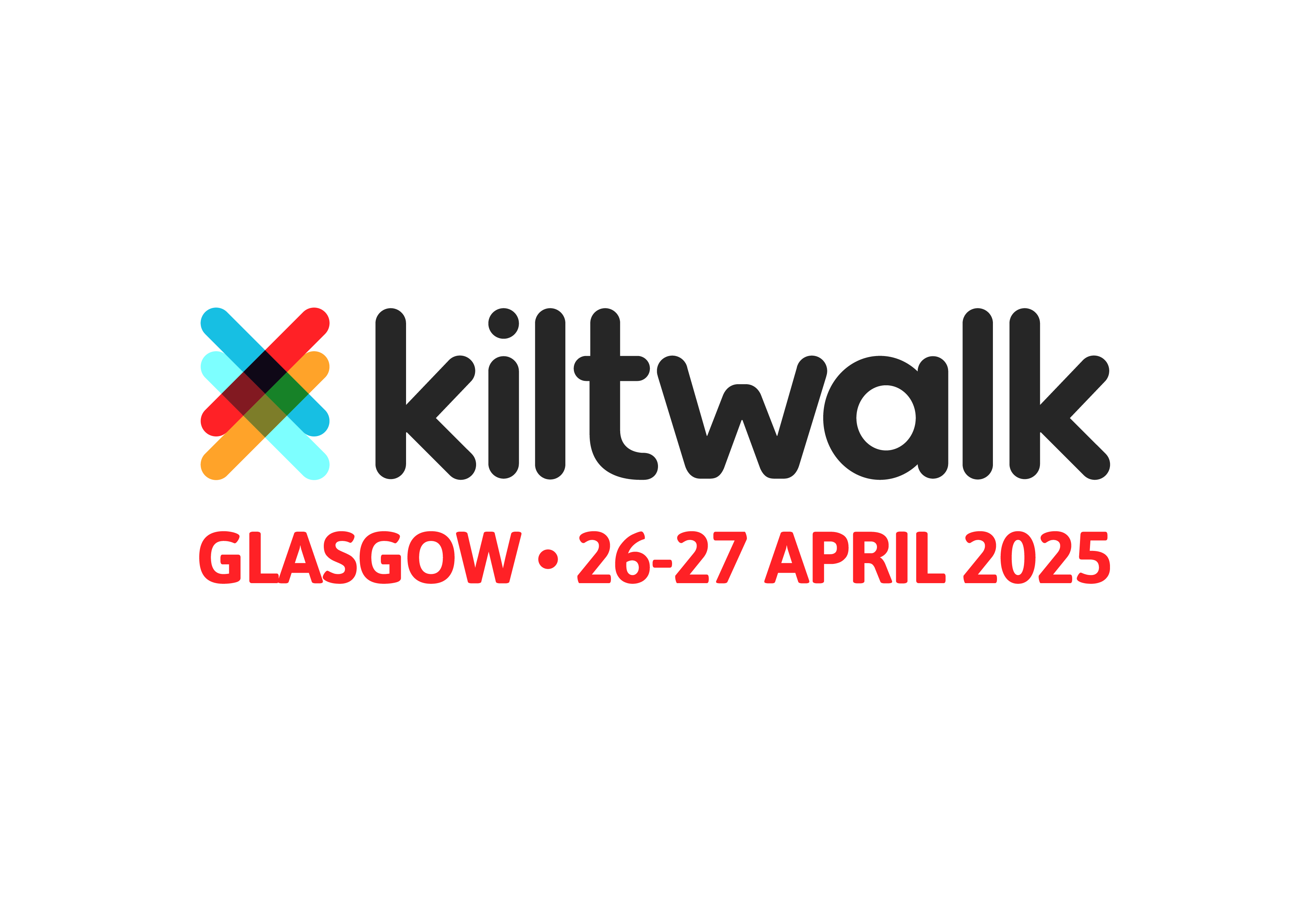 Kiltwalk 25 Glasgow 2 DAY Event POS NO SPONSORS